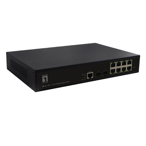 10-Port L2 Managed Gigabit Switch, 2 x SFP