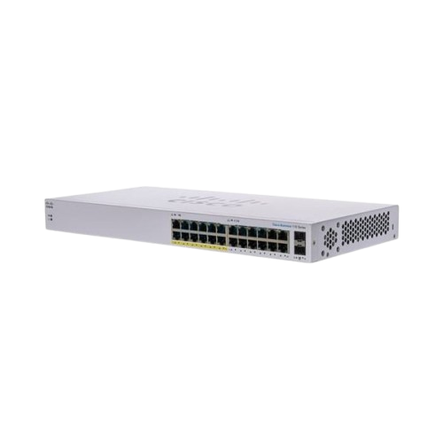 CBS110 Unmanaged 24-port GE, Partial PoE, 2x1G SFP Shared
