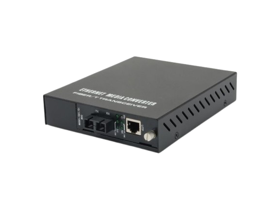 RJ45 to SC Managed Gigabit Media Converter, Single-Mode Fiber, 20km