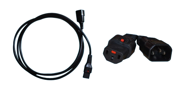 IEC Power Cord C14 to C13 IEC Lock 1.8mtr 
