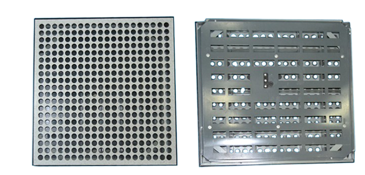 Access Floor - Perforated Tile - 600x600x35mm 1000lbs - with damper -55% Air flow rate