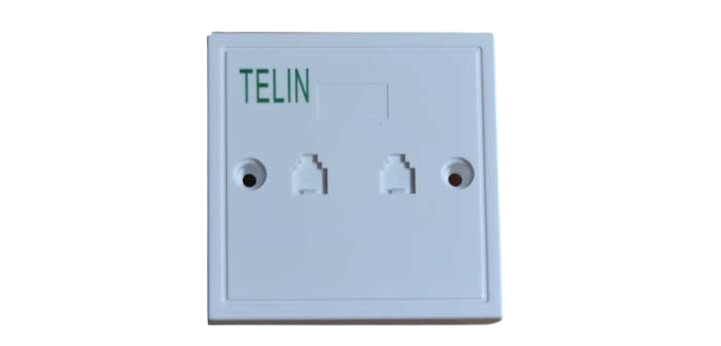 FACE PLATE - Dual type - 6P4C
