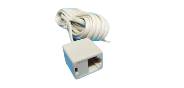 PLUG TO JACK EXTENSION CORD 15 FEET - 6P4C
