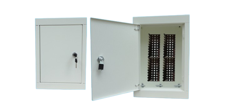 Telecom DB with mounting frame, 200X2
