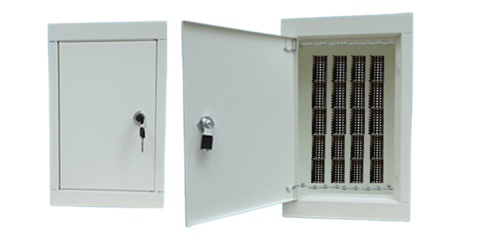 Telecom DB with mounting frame, 500X4
