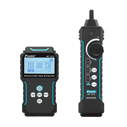 LCD Network Cable Tester & Probe Kit 